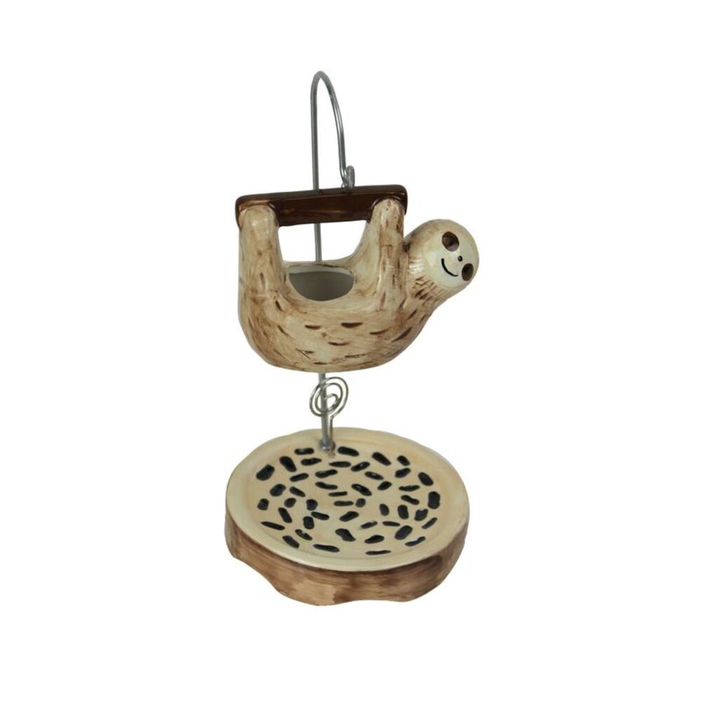Ceramic Hanging Sloth Succulent Planter Photo Holder Pot Stand